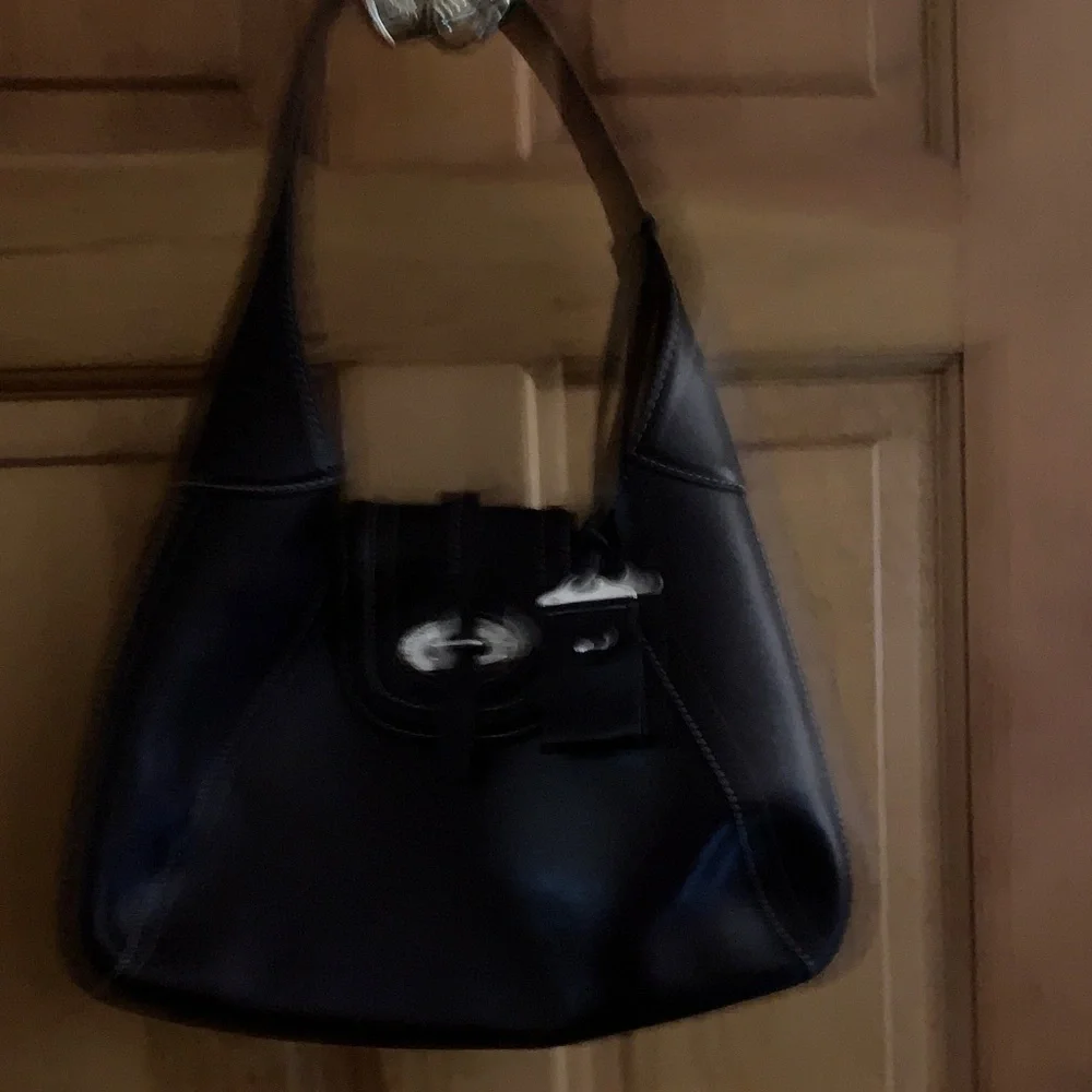 Dooney & Bourke Brown Leather Shoulder Bag - Picture 1 of 3